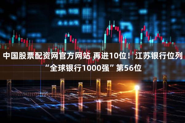 中国股票配资网官方网站 再进10位！江苏银行位列“全球银行1000强”第56位