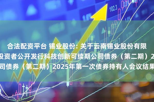 合法配资平台 锡业股份: 关于云南锡业股份有限公司2024年面向专业投资者公开发行科技创新可续期公司债券（第二期）2025年第一次债券持有人会议结果的公告