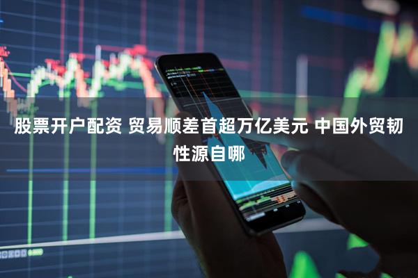 股票开户配资 贸易顺差首超万亿美元 中国外贸韧性源自哪